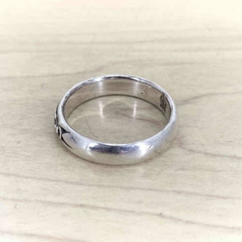 SAHRIVAR ロゴ刻印リング メンズ 17号