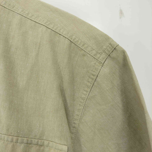 リーバイス Levis バンドカラーリメイク 半袖シャツ メタルボタン メンズ