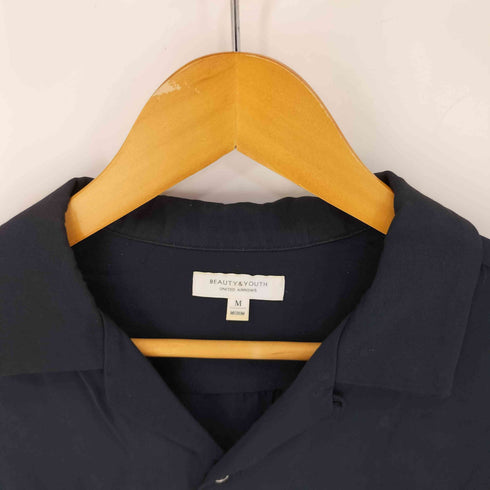 ビューティーアンドユースユナイテッドアローズ BEAUTY & YOUTH UNITED ARROWS レーヨン オープンカラー シャツ メンズ import:M