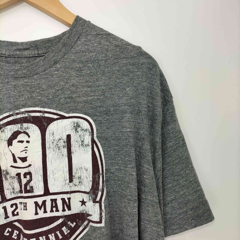 チャンピオン Champion 12th man centennial フロントプリントクルーネックTシャツ メンズ XL