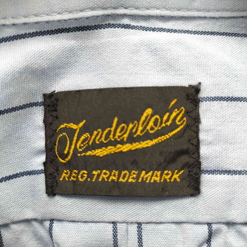 テンダーロイン TENDERLOIN S/S ピンストライプBDシャツ ステンシル メンズ JPN:S