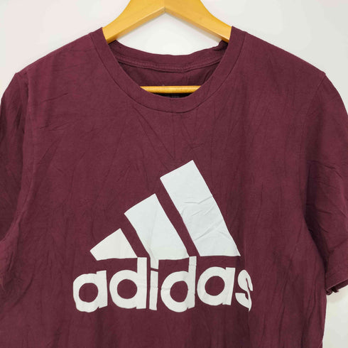 アディダス adidas AMPLIFIER TEE フロントパフォーマンスロゴプリントクルーネックTシャツ メンズ M