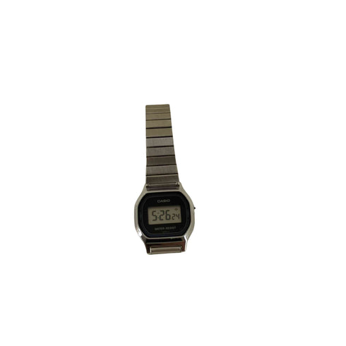 カシオ CASIO 681 L500 ステンレススチール デジタル腕時計 レディース