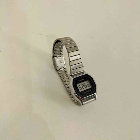 カシオ CASIO 681 L500 ステンレススチール デジタル腕時計 レディース