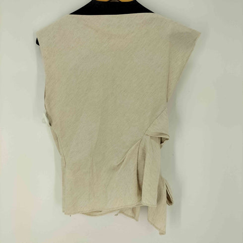 ザラ ZARA ボンテージノースリーブブラウス リボン レディース import:XS