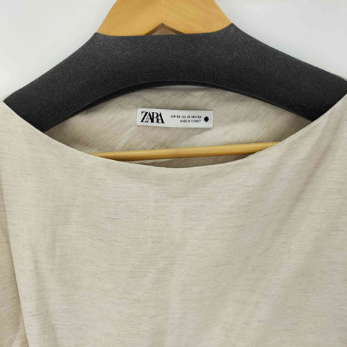 ザラ ZARA ボンテージノースリーブブラウス リボン レディース import:XS