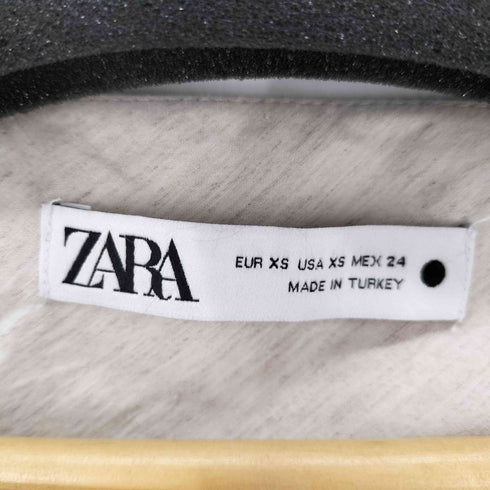 ザラ ZARA ボンテージノースリーブブラウス リボン レディース import:XS
