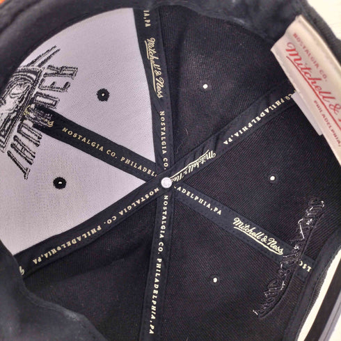 ミッチェルアンドネス mitchell&ness スナップバックキャップ ツバ裏オレンジ メンズ FREE