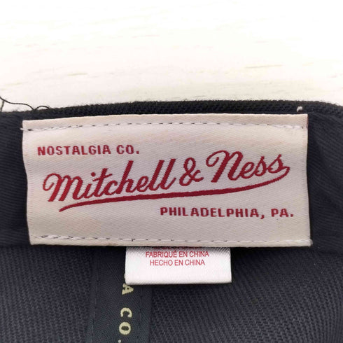 ミッチェルアンドネス mitchell&ness スナップバックキャップ ツバ裏オレンジ メンズ FREE