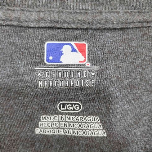 ジェニュインマーチャンダイズ GENUINE MERCHANDISE ベースボールチームプリントクルーネック半袖Tシャツ メンズ L
