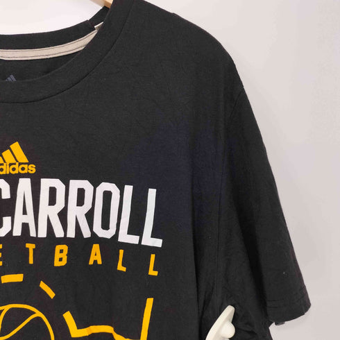 アディダス adidas フロントカレッジチームロゴクルーネックTシャツ メンズ XL