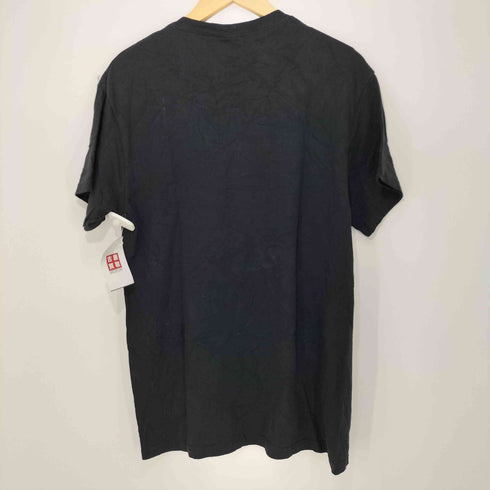 3段プリント クルーネック半袖Tシャツ メンズ