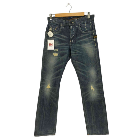 ジースターロー G-STAR RAW ATTACC STRAIGHT ダメージ ストレートデニムパンツ メンズ 30