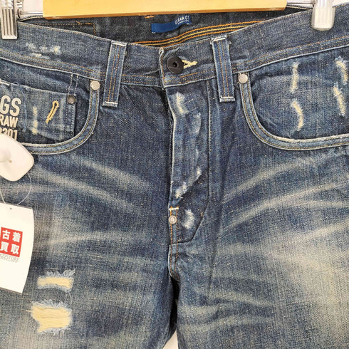 ジースターロー G-STAR RAW ATTACC STRAIGHT ダメージ ストレートデニムパンツ メンズ 30