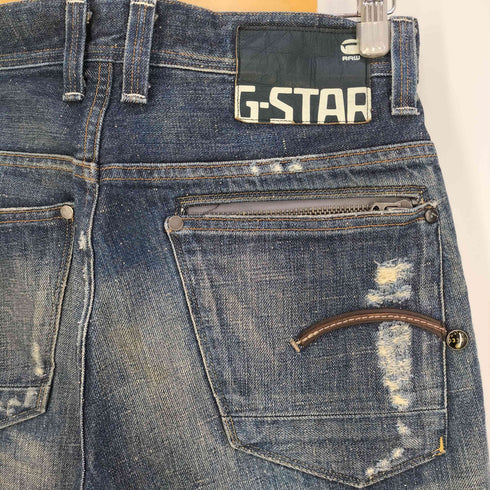 ジースターロー G-STAR RAW ATTACC STRAIGHT ダメージ ストレートデニムパンツ メンズ 30