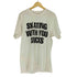 クウォータースナックス QUARTER SNACKS SKATING WITH YOU SUCKS クルーネックTシャツ メンズ JPN:L