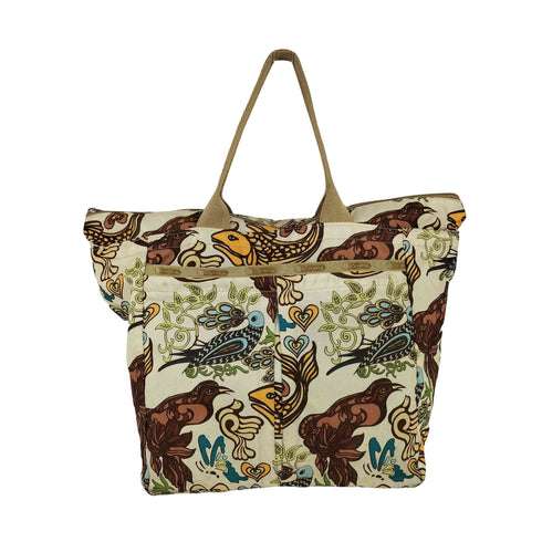 レスポートサック LeSportsac 総柄 リップストップナイロントートバッグ レディース