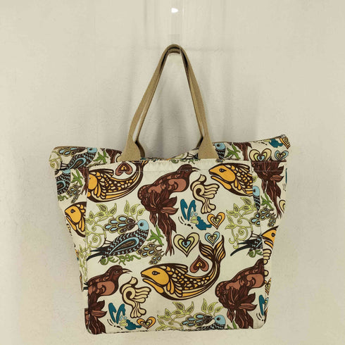 レスポートサック LeSportsac 総柄 リップストップナイロントートバッグ レディース