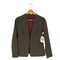 ユナイテッドアローズグリーンレーベルリラクシング UNITED ARROWS green label relaxing 手洗い可能 カチリラ D ノーラペル ジャケット レディース 36