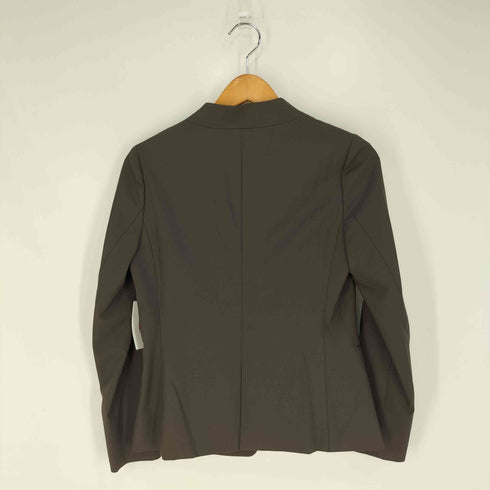 ユナイテッドアローズグリーンレーベルリラクシング UNITED ARROWS green label relaxing 手洗い可能 カチリラ D ノーラペル ジャケット レディース 36