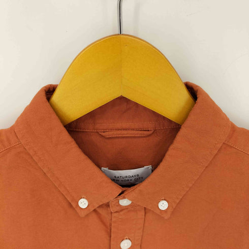サタデーズニューヨークシティ Saturdays NYC コットン B.D L/S シャツ メンズ import:S