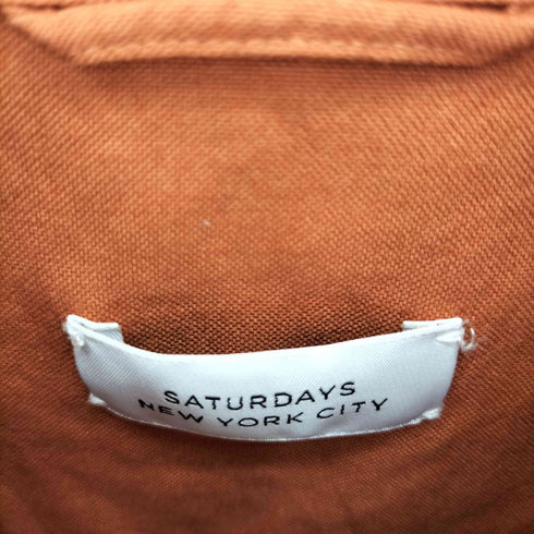 サタデーズニューヨークシティ Saturdays NYC コットン B.D L/S シャツ メンズ import:S