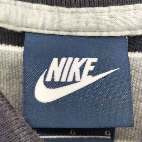 ナイキ NIKE 青タグ ボーダー 鹿の子 ポロシャツ メンズ JPN:L