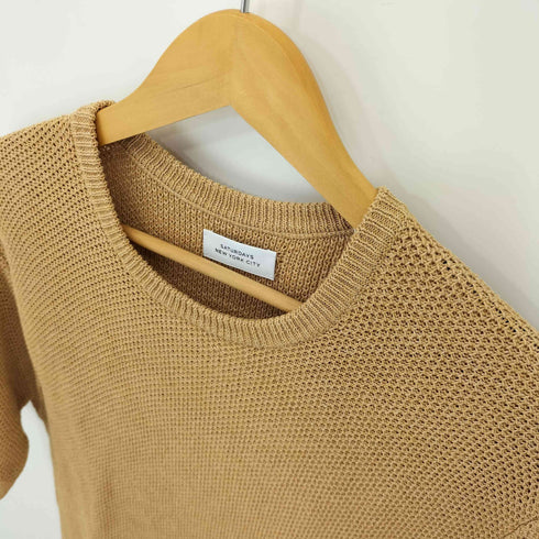サタデーズニューヨークシティ Saturdays NYC メッシュ S/S ニット メンズ import:S