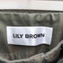 リリーブラウン Lily Brown 2wayタックパンツ 玉虫色 レディース 0