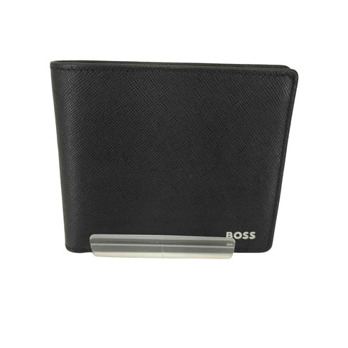 ヒューゴボス HUGO BOSS 牛革 二つ折り財布 メンズ