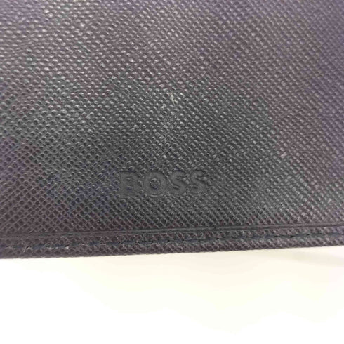 ヒューゴボス HUGO BOSS 牛革 二つ折り財布 メンズ