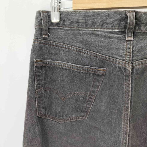 リーバイス Levis 90S USA製 先染めブラックデニムパンツ ボタン裏652 メンズ W33 L32