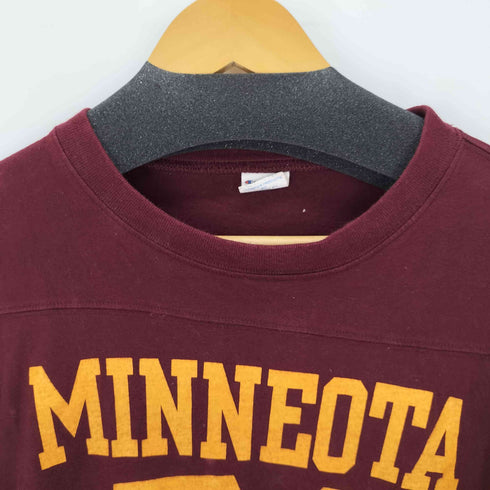 チャンピオン Champion フットボールナンバリングL/S TEE メンズ import:L