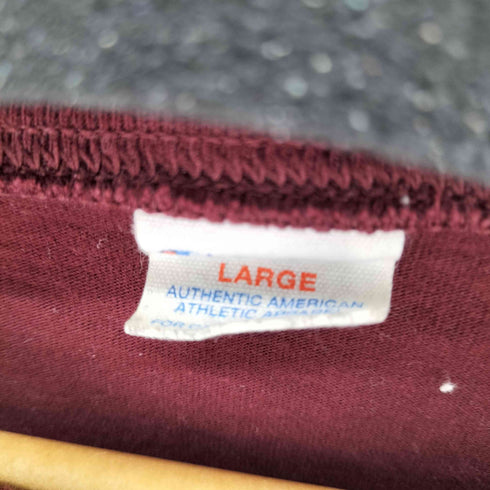 チャンピオン Champion フットボールナンバリングL/S TEE メンズ import:L