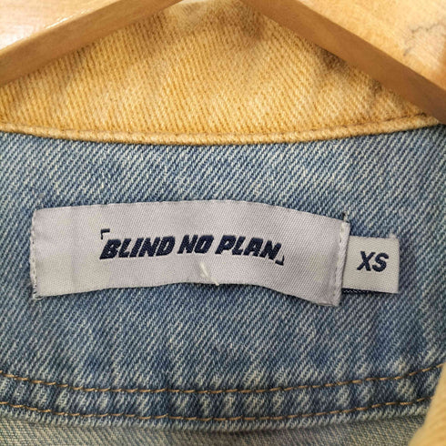 BLIND NO PLAN コーデュロイカラーデニムジャケット メンズ import:XS