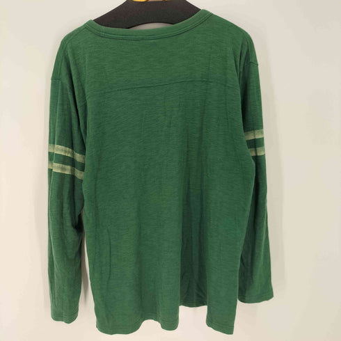 チャンピオン Champion フットボールナンバリングL/S TEE メンズ import:L