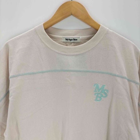 マイシュガーベイブ My Sugar Babe / MSB back print baseball tee レディース JPN:M