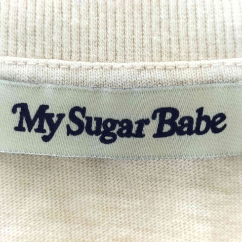 マイシュガーベイブ My Sugar Babe / MSB フロントロゴ刺繍Tシャツ レディース JPN:S