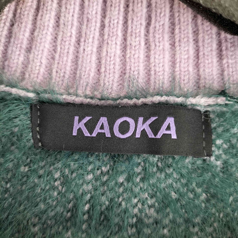 KAOKA BLUREMO 起毛ニットベスト メンズ