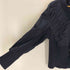 ザラ ZARA コントラストニットカーディガン レディース import:M