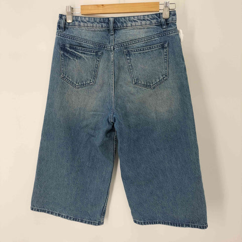 マイケルコース Michael Kors High-Waisted Denim Culottes バギーデニムショーツ ジョーツ レディース 4/27