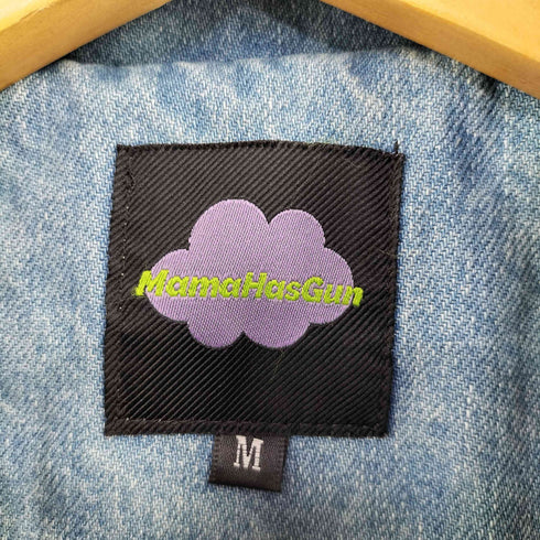 MAMAHASGUN ブルゾンデニムジャケット メンズ import:M