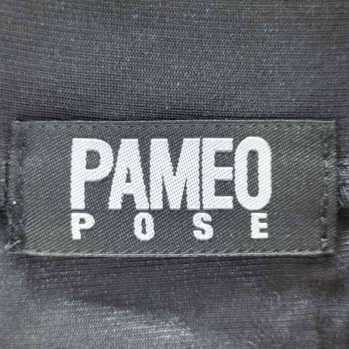 パメオポーズ Pameo Pose BOSSA NOVA スリーブ刺繍 ハイネックプルオーバー レディース FREE