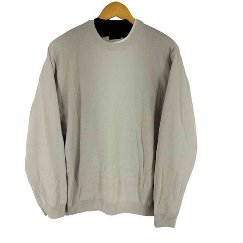 ユナイテッドアローズグリーンレーベルリラクシング UNITED ARROWS green label relaxing コットン アクリル コード レイヤード ニット メンズ JPN:M
