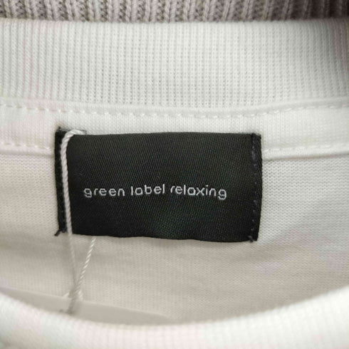 ユナイテッドアローズグリーンレーベルリラクシング UNITED ARROWS green label relaxing コットン アクリル コード レイヤード ニット メンズ JPN:M