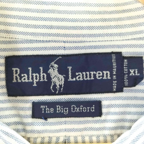 ラルフローレン RALPH LAUREN the big oxford ピンストライプ メンズ import:XL