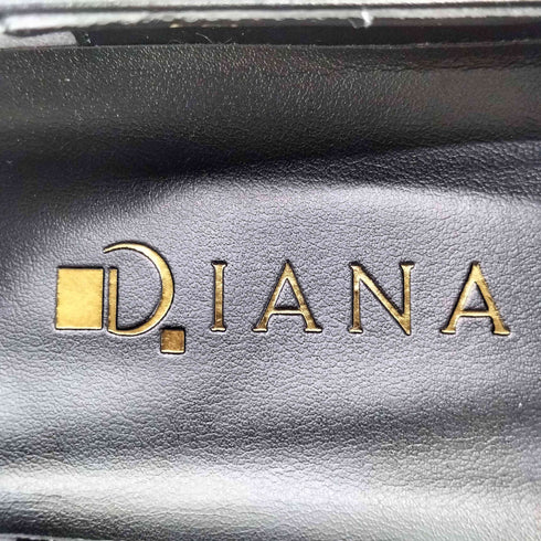 ダイアナ DIANA スクエアトゥ チャンキーヒール ローファー レディース JPN:23
