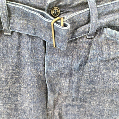 コモリ COMOLI 16AW ベルテッドデニムパンツ メンズ JPN:0