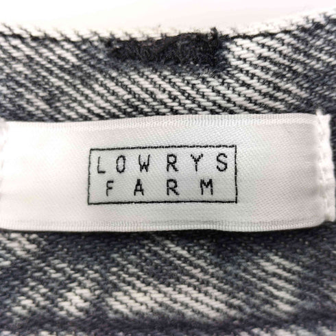 ローリーズファーム LOWRYS FARM ハイウエストスリットデニムパンツ レディース JPN:L