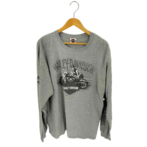 ハーレーダビッドソン HARLEY-DAVIDSON 両面プリント L/S Tシャツ コピーライト2015 メンズ import:XL